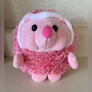 Pink Plush Hedgehog Toy